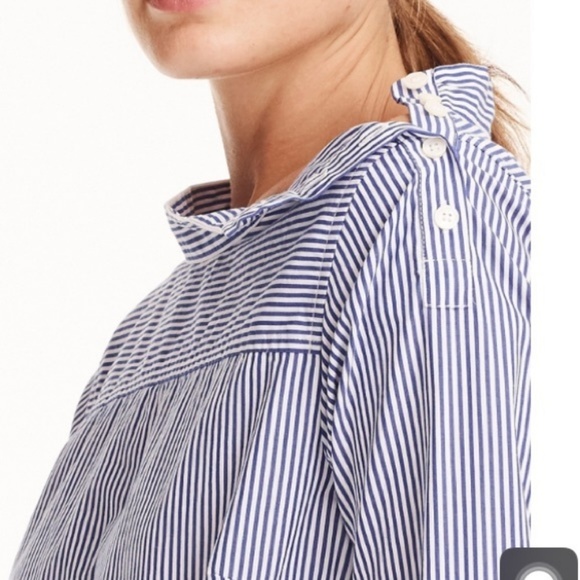 Funnelneck Striped Shirt - Picture 5 of 6